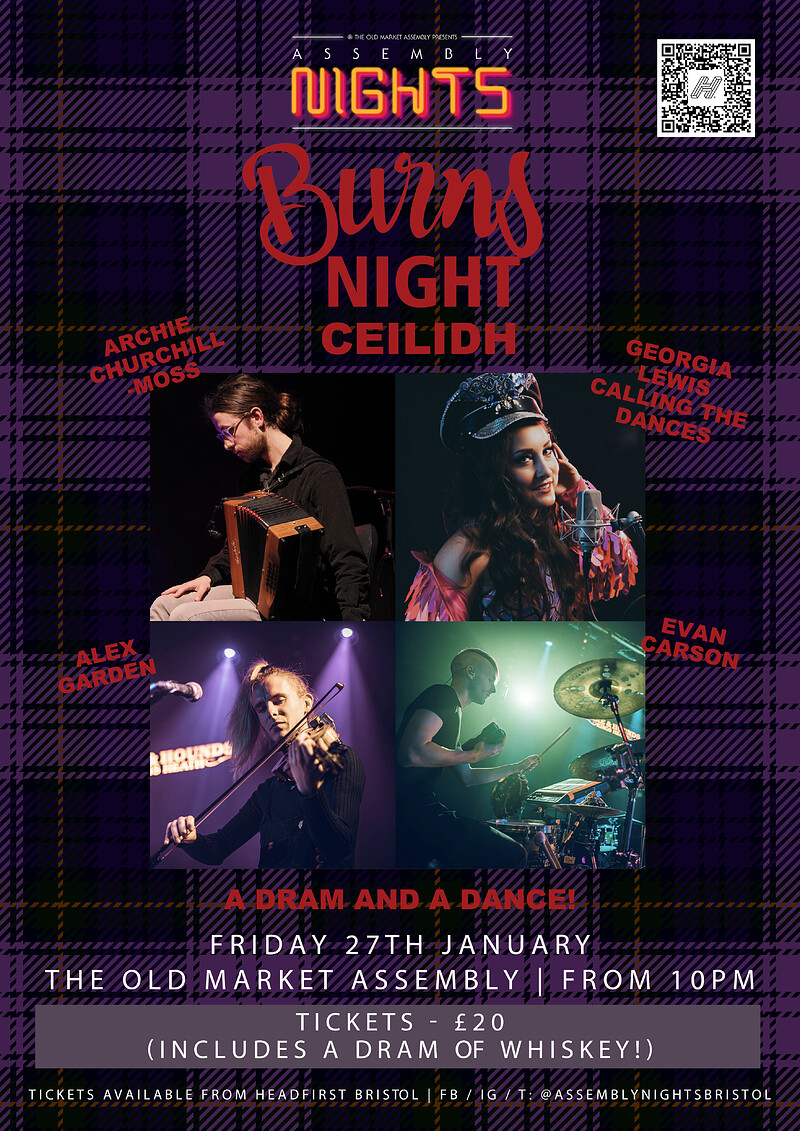 Old Market Burns Night Ceilidh Band at The Old Market Assembly