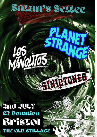 Planet Strange, SinicTones & Los Manolitos at The Old Stillage, Church Road