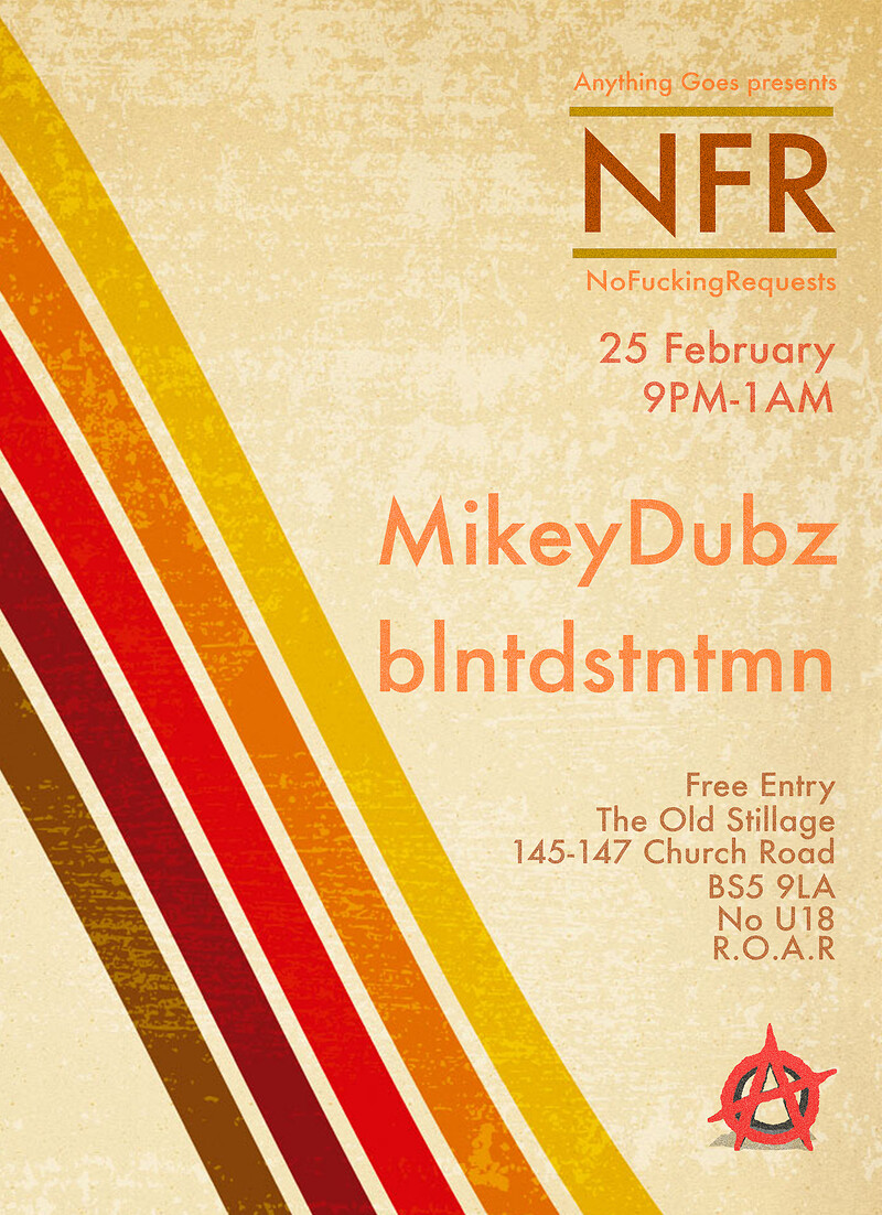 Anything Goes presents NFR at The Old Stillage