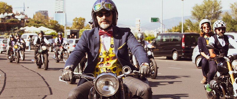 The Distinguished Gentleman's Ride at The Orchard Coffee and Co