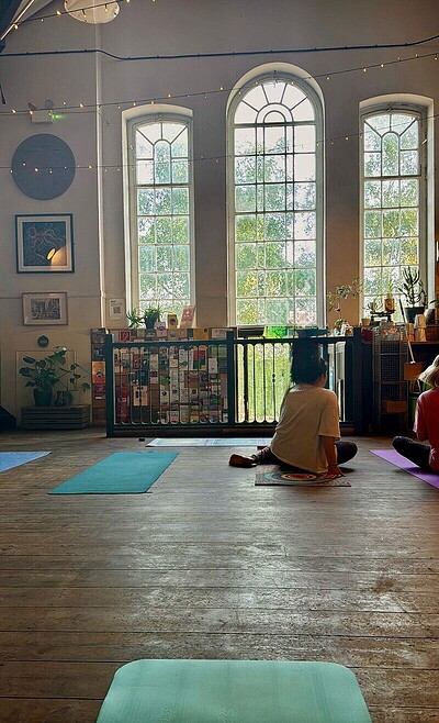 Evening Yoga with a Summer Salad at The Orchard Coffee & Co