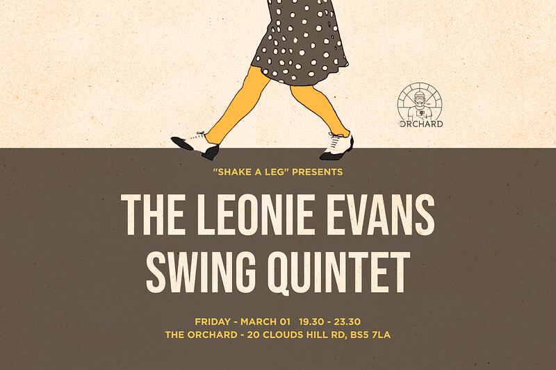 The Leonie Evans Swing Quintet at The Orchard Coffee & Co
