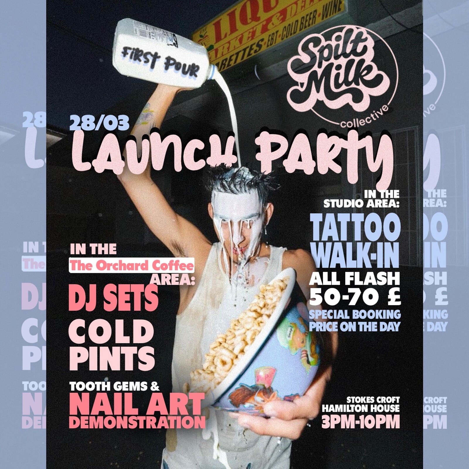 Spilt Milk Collective X The Orchard: THE FIRST POUR at The Orchard (Stokes Croft)