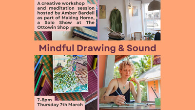 Mindful Drawing and Sound at The Ottowin Shop
