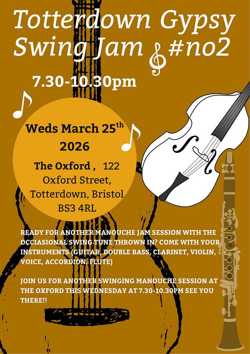 Totterdown Gypsy Swing Jam at The Oxford Totterdown