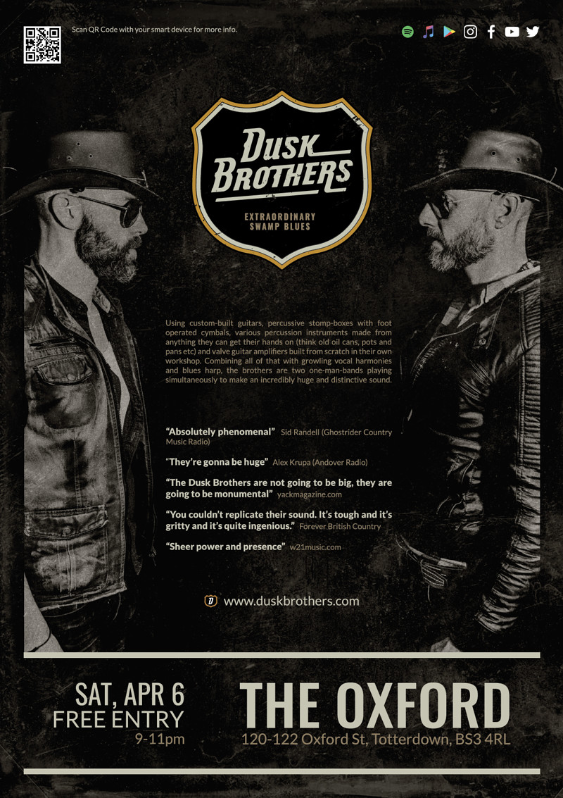 Dusk Brothers at The Oxford, Totterdown at The Oxford