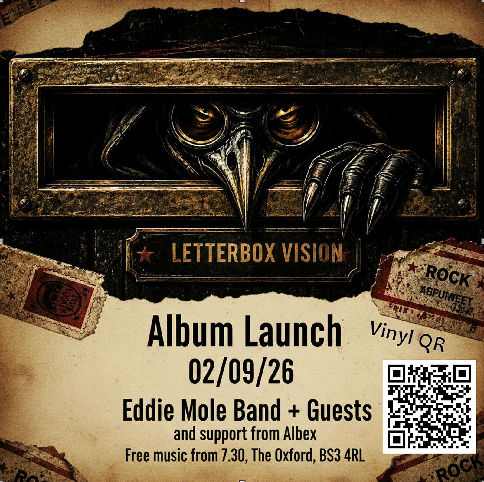 Letterbox Vision Launch-Eddie Mole + Albex at The Oxford