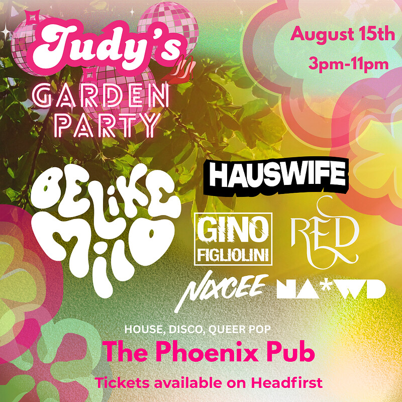 Judy’s Garden Party at The Phoenix Pub