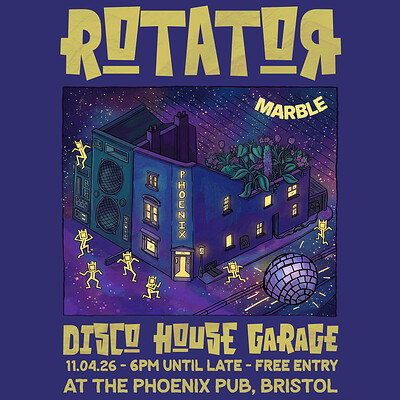 Rotator Returns - Disco, House, Garage at The Phoenix Pub