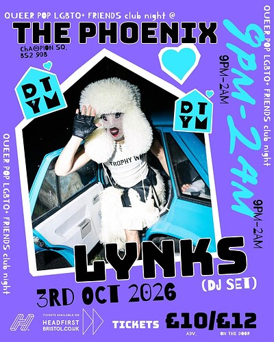 Oct DTYM - with Special Guest Lynks at The Phoenix