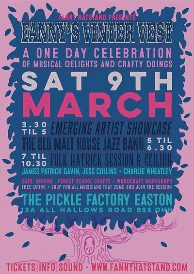 Fanny's Vinter Vest at The Pickle Factory. 13 All Hallows Rd, Easton, Bristol BS5 0HH