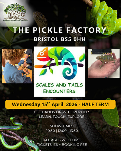 Scales & Tails Encounters at The Pickle Factory - Easton