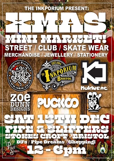 The Inkporium Xmas Mini Market at The Pipe & Slippers