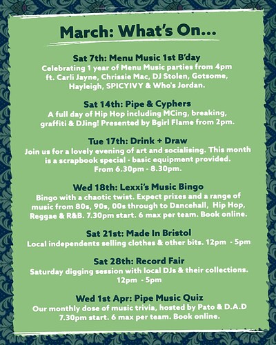 The Pipe Record Fair at The Pipe & Slippers