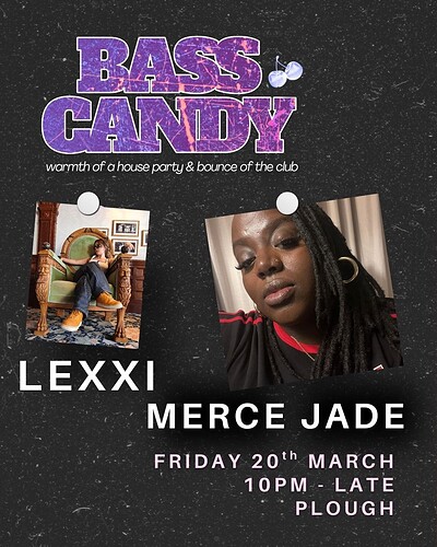 Bass Candy : LEXXI & Merce Jade at The Plough Inn