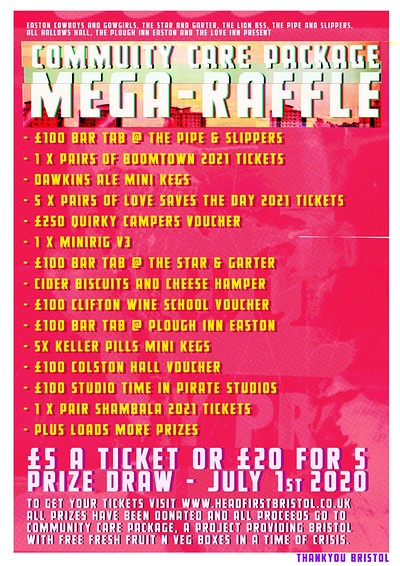 Community Care Package Mega-Raffle at The Plough Inn