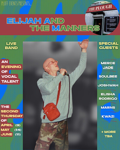 Elijah and The Manners at The Plough Inn