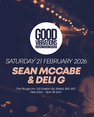 Good Vibrations w/ Sean McCabe & Deli G at The Plough Inn