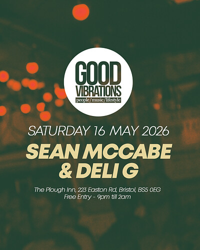 Good Vibrations w/ Sean McCabe & Deli G at The Plough Inn