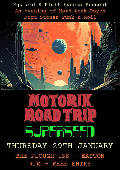 Motorik Road Trip & Superseed at The Plough Inn
