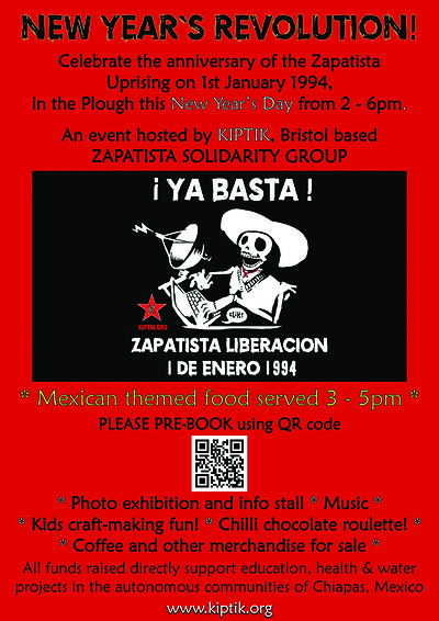 New Year's Revolution - Zapatista fundraiser at The Plough Inn