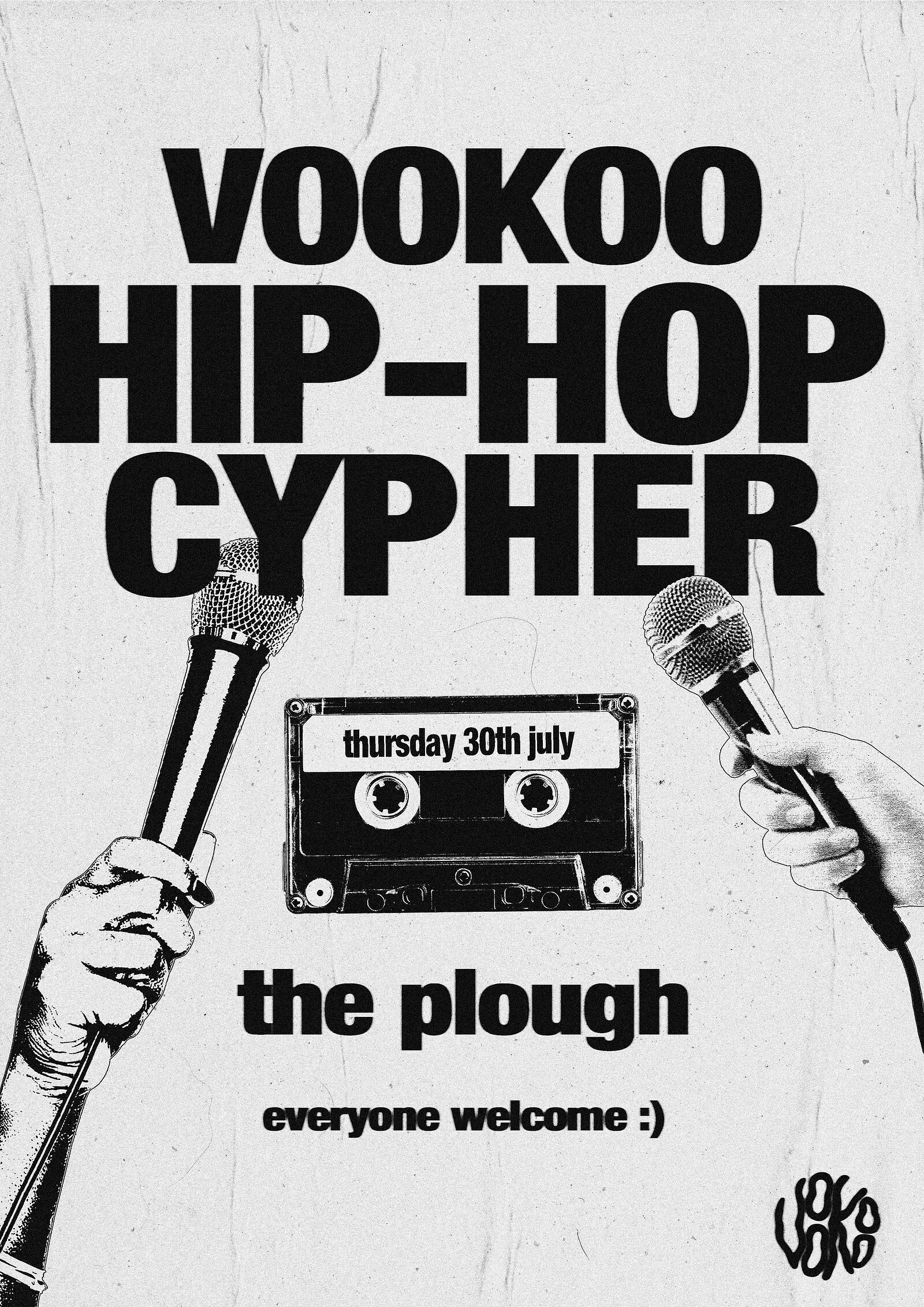 VOOKOO HIP-HOP JAM / CYPHER at The Plough Inn