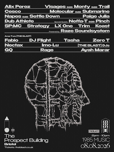 1985 Music Summer Day Party Bristol at The Prospect Building