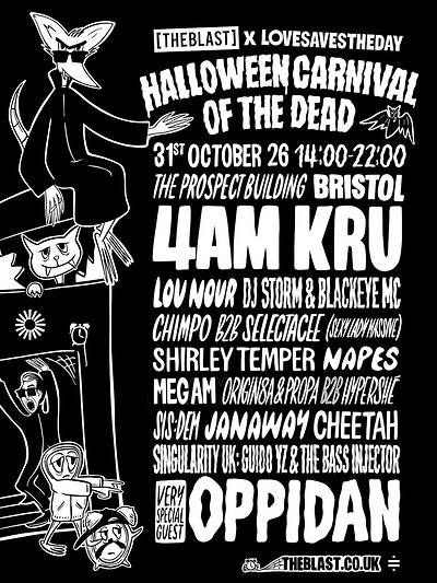 4am Kru |  Halloween Carnival of the Dead x LSTD at The Prospect Building