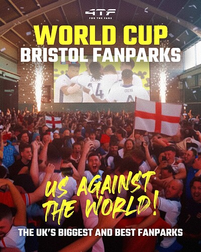 4thefans World Cup FanPark - England v Ghana at The Prospect Building