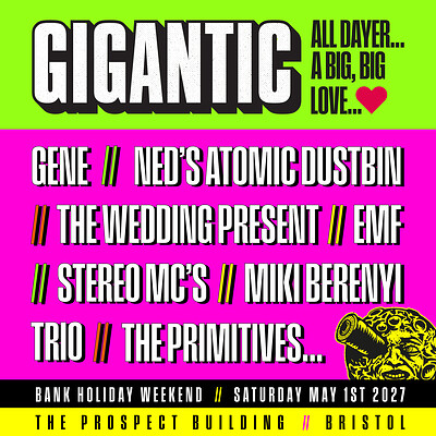 GIGANTIC ALL DAYER.. at The Prospect Building
