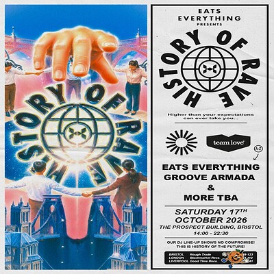 History Of Rave: Eats Everything, Groove Armada + More TBA at The Prospect Building