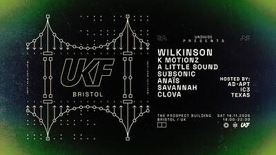 UKF Bristol 2026 at The Prospect Building