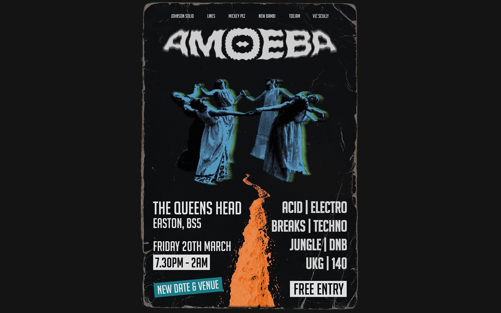 Amoeba: The Launch at The Queens Head