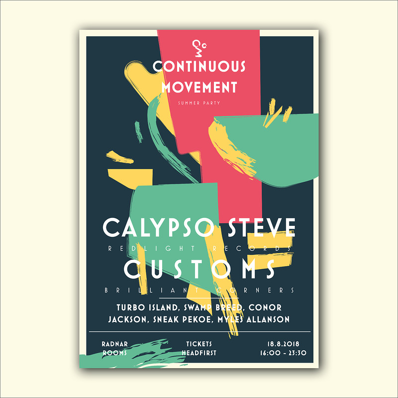 Continuous Movement Summer Party at The Radnar Rooms