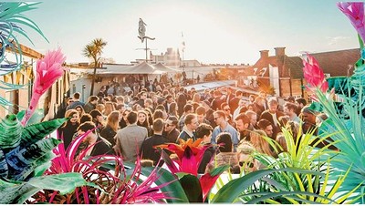 The Tropical Rooftop Brunch at The Radnor Rooms