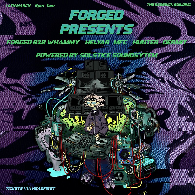 Forged Presents at The Red Brick Building at The Red Brick Building Glastonbury