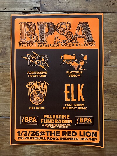 BPSA PALESTINE FUNDRAISER at The Red Lion
