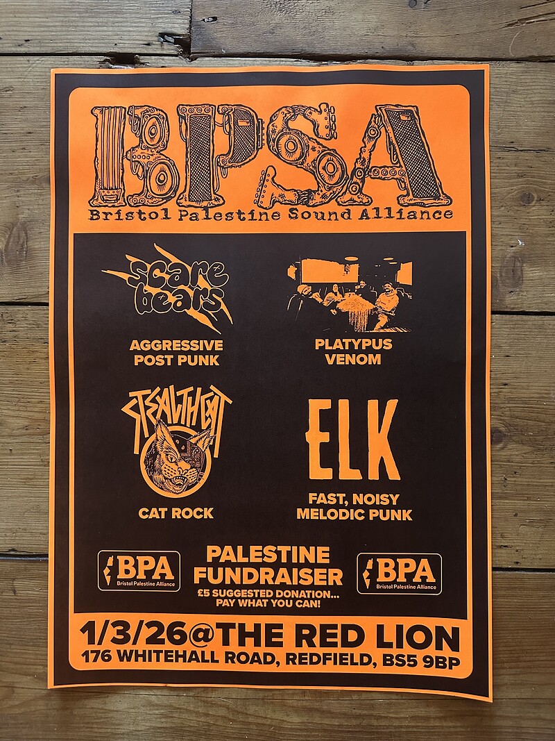 BPSA PALESTINE FUNDRAISER at The Red Lion