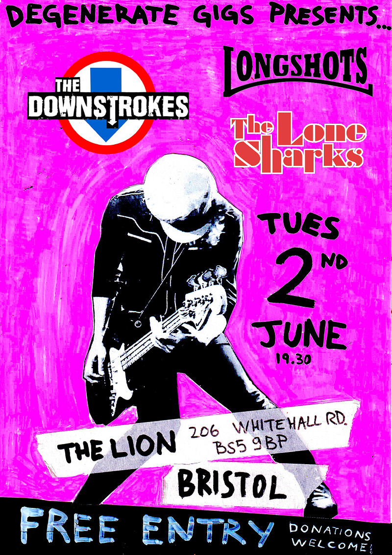 The Downstrokes  + The Longshots + The Lone Sharks at The Red Lion