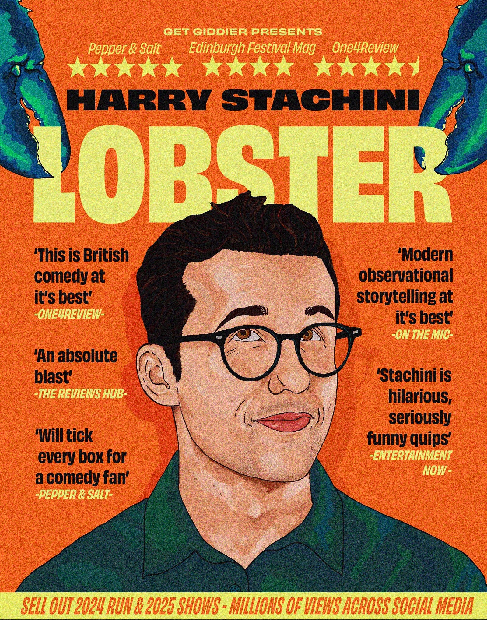 Harry Stachini: Lobster – UK Tour at The Robin Hood