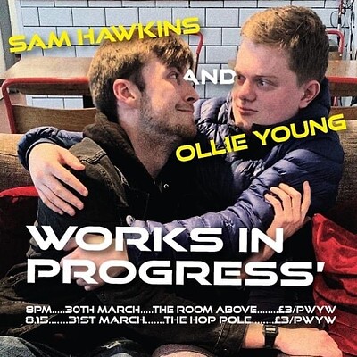 Comedy Preview: Sam Hawkins & Ollie Young at The Room Above