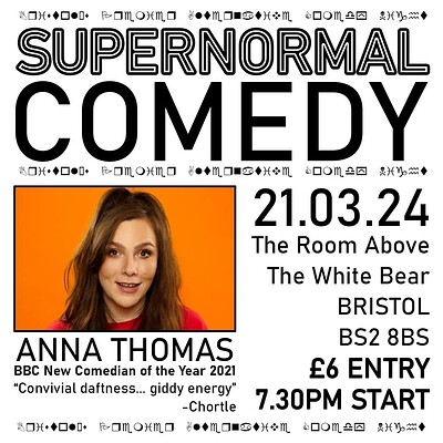Supernormal Comedy at The Room Above