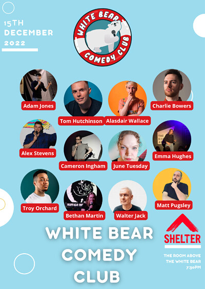 White Bear Comedy Club: Shelter Fundraiser at The Room Above