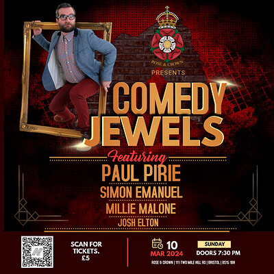 Comedy Jewels at The Rose and Crown, 111 Two Mile Hill Rd, BS15 1BH