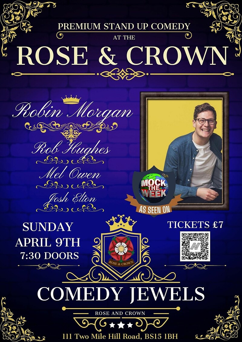 Comedy Jewels at The Rose and Crown