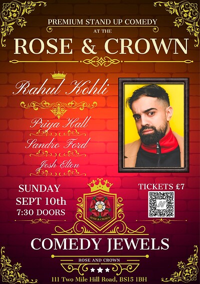 Comedy Jewels at The Rose and Crown