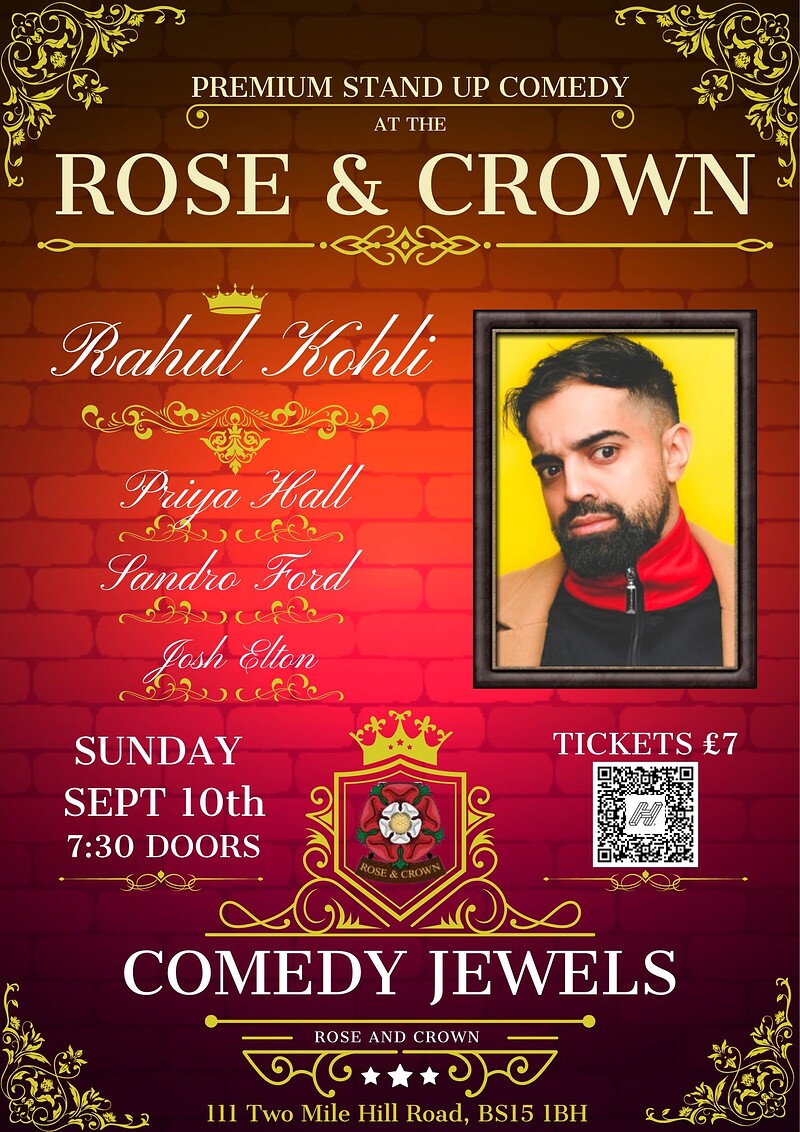 Comedy Jewels at The Rose and Crown