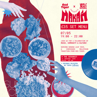 Red Tiger x Half East Records presents 'MAKAN' at The Scrandit