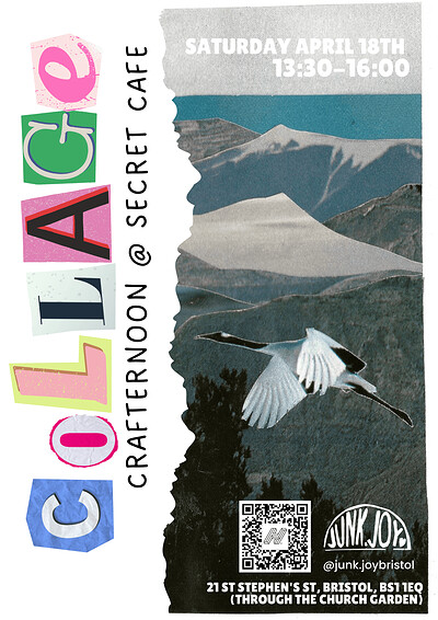 Collage Crafternoon at The Secret Cafe