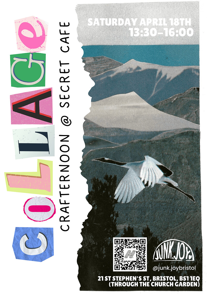 Collage Crafternoon at The Secret Cafe